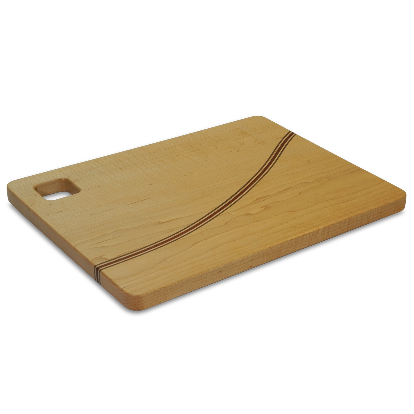 Slide - Maple with strips of Walnut, Paduk
