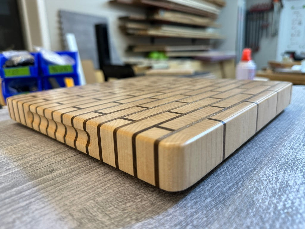 Test Collection - Alpha Cutting Board, Maple & Walnut