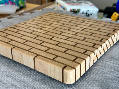 Test Collection - Alpha Cutting Board, Maple & Walnut