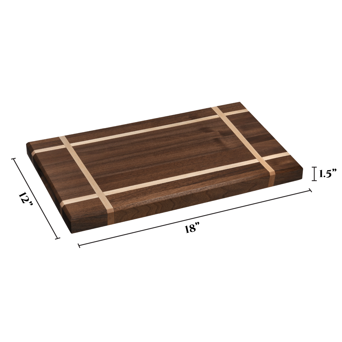 Walnut with Maple Ribbon