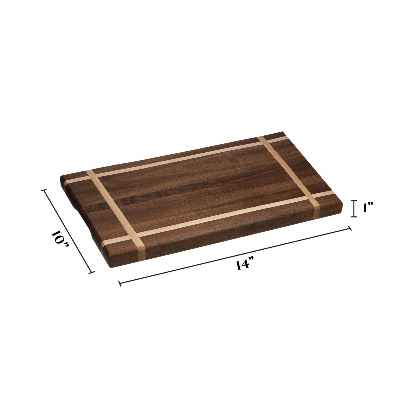 Walnut with Maple Ribbon