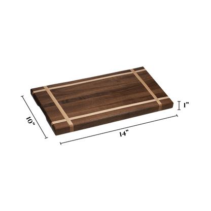 Walnut with Maple Ribbon