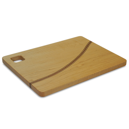 Slide - Maple with strips of Walnut, Paduk