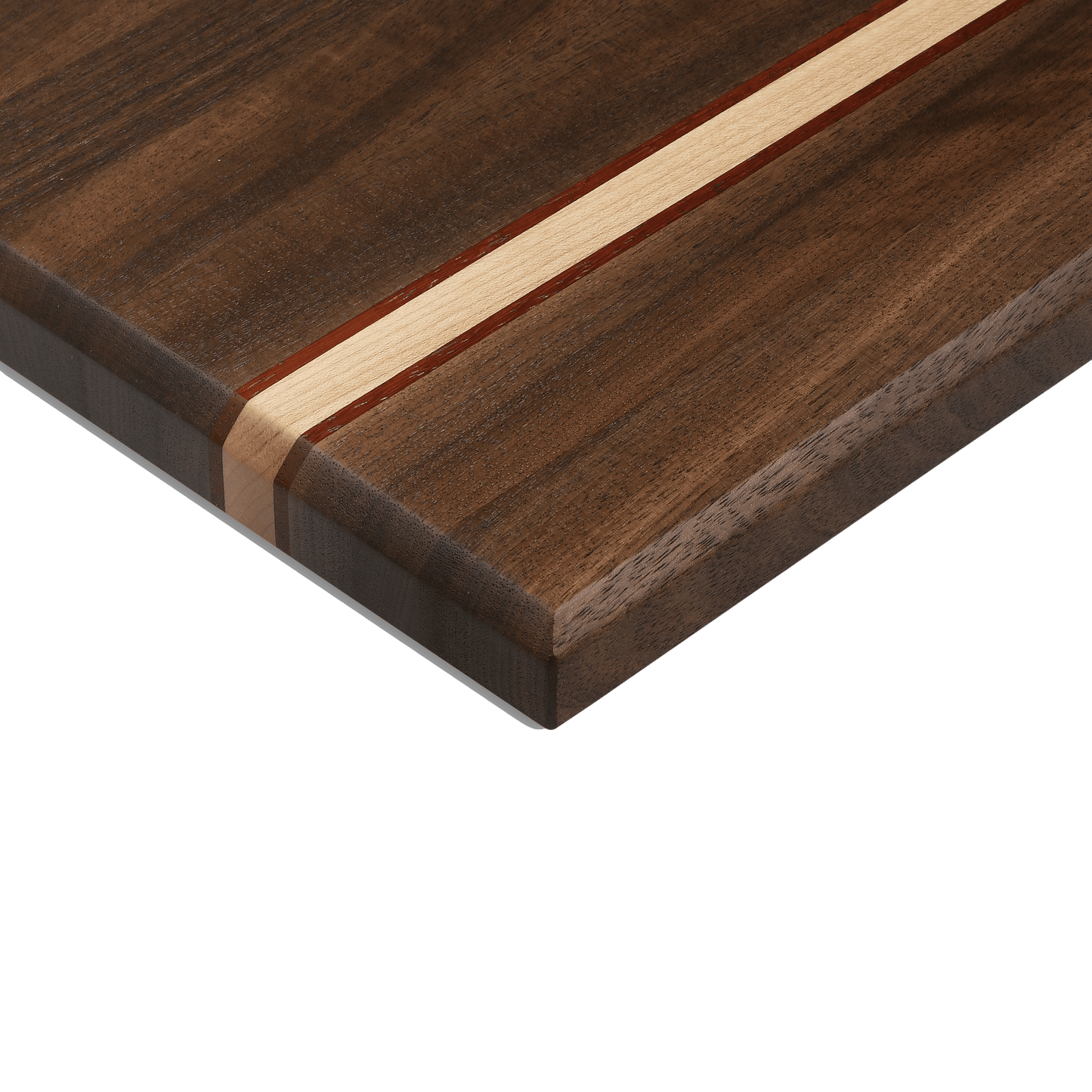 Pinstripe - Walnut with with Maple and Paduk strips