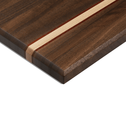 Pinstripe - Walnut with with Maple and Paduk strips