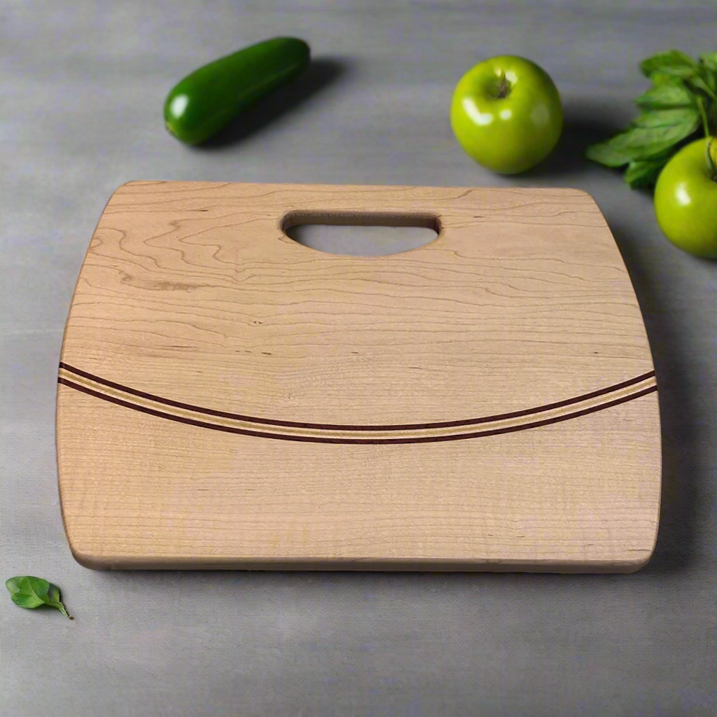 Smile - Maple with strips of Paduk and Yellow Heart